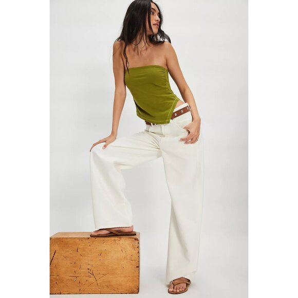 CITIZENS OF HUMANITY Brynn Wide Leg Organic Cotton Trouser Jeans in Tulip US 24 - Picture 13 of 16